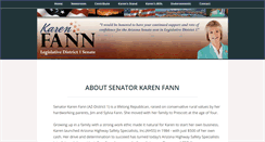 Desktop Screenshot of electkarenfann.com